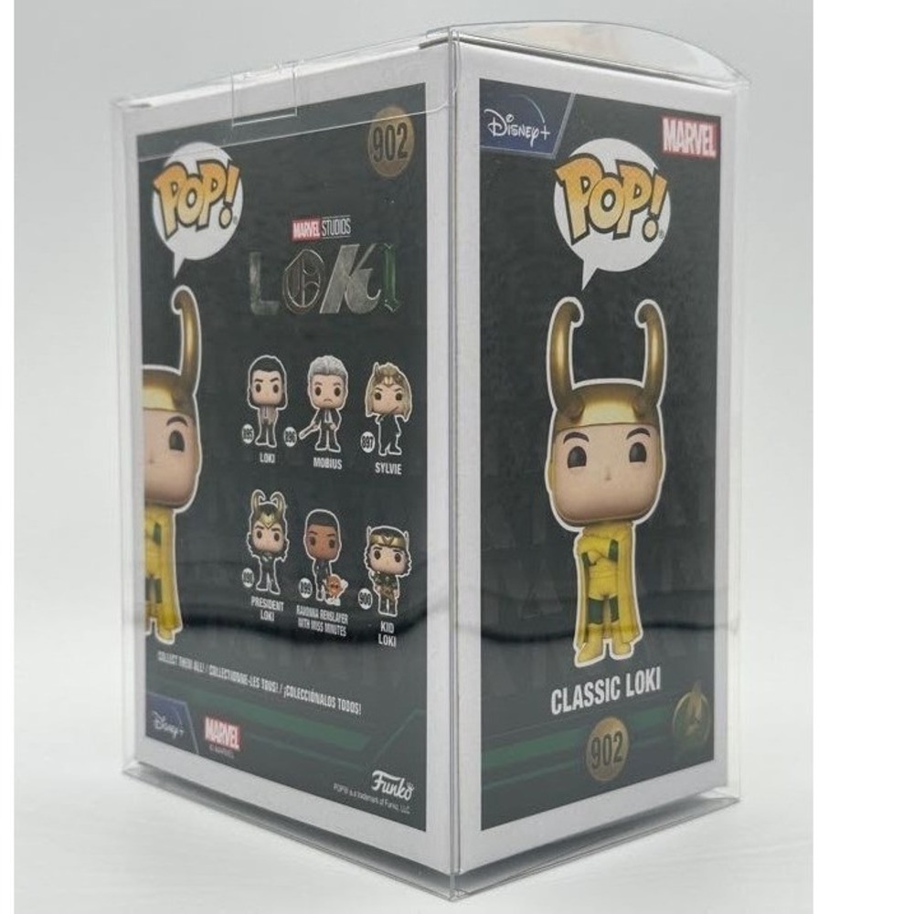 Funko Pop! Vinyl Marvel Classic Loki #902 BoxLunch Exclusive in Pop Protector - Picture 8 of 11